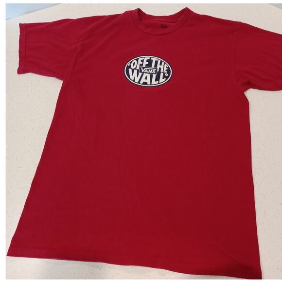 Vans Other - Red VANS Skateboard T-Shirt Men's Size Medium